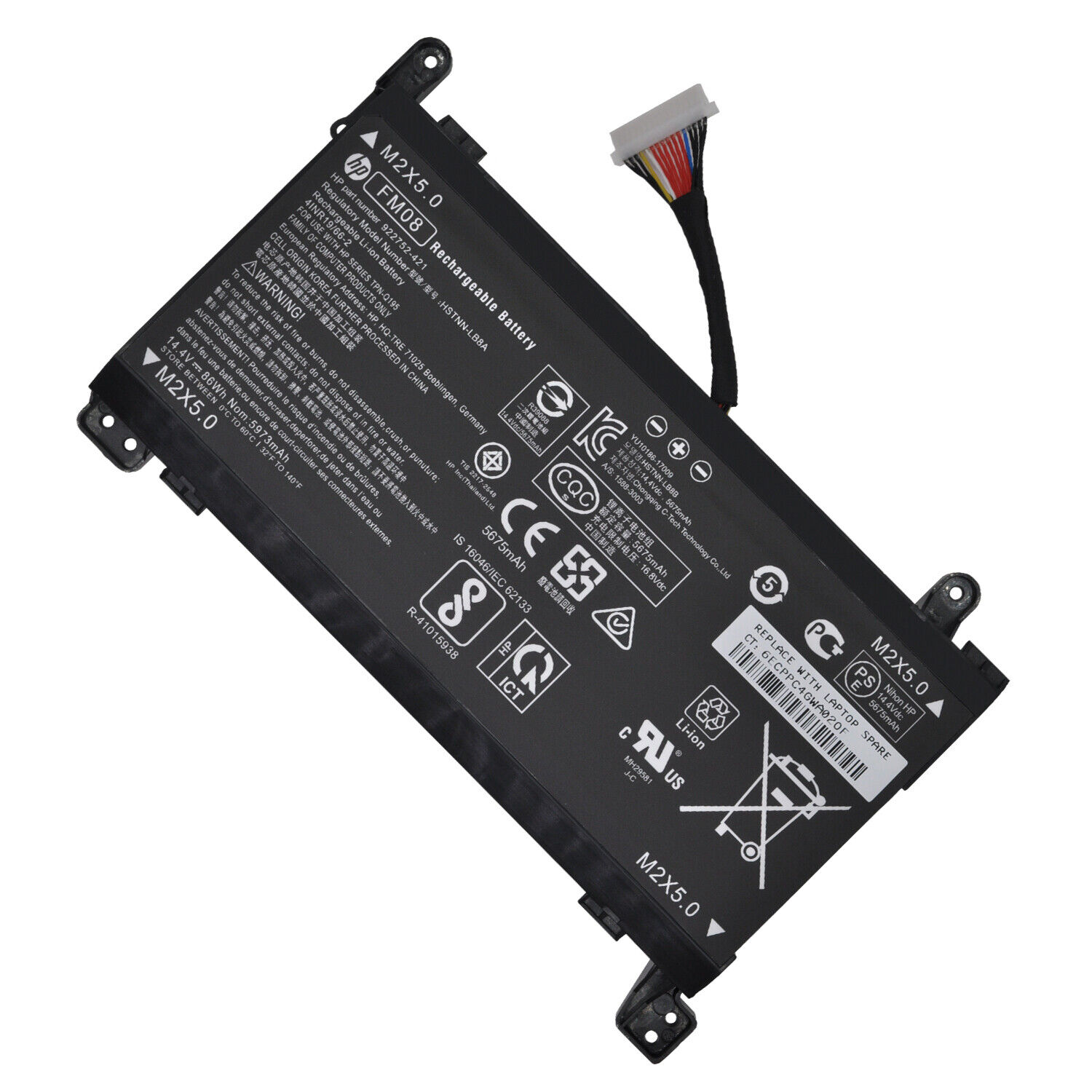 Genuine FM08 battery for HP OMEN 17-AN008CA 17-AN012DX 17-AN013DX 17-AN020CA 16P