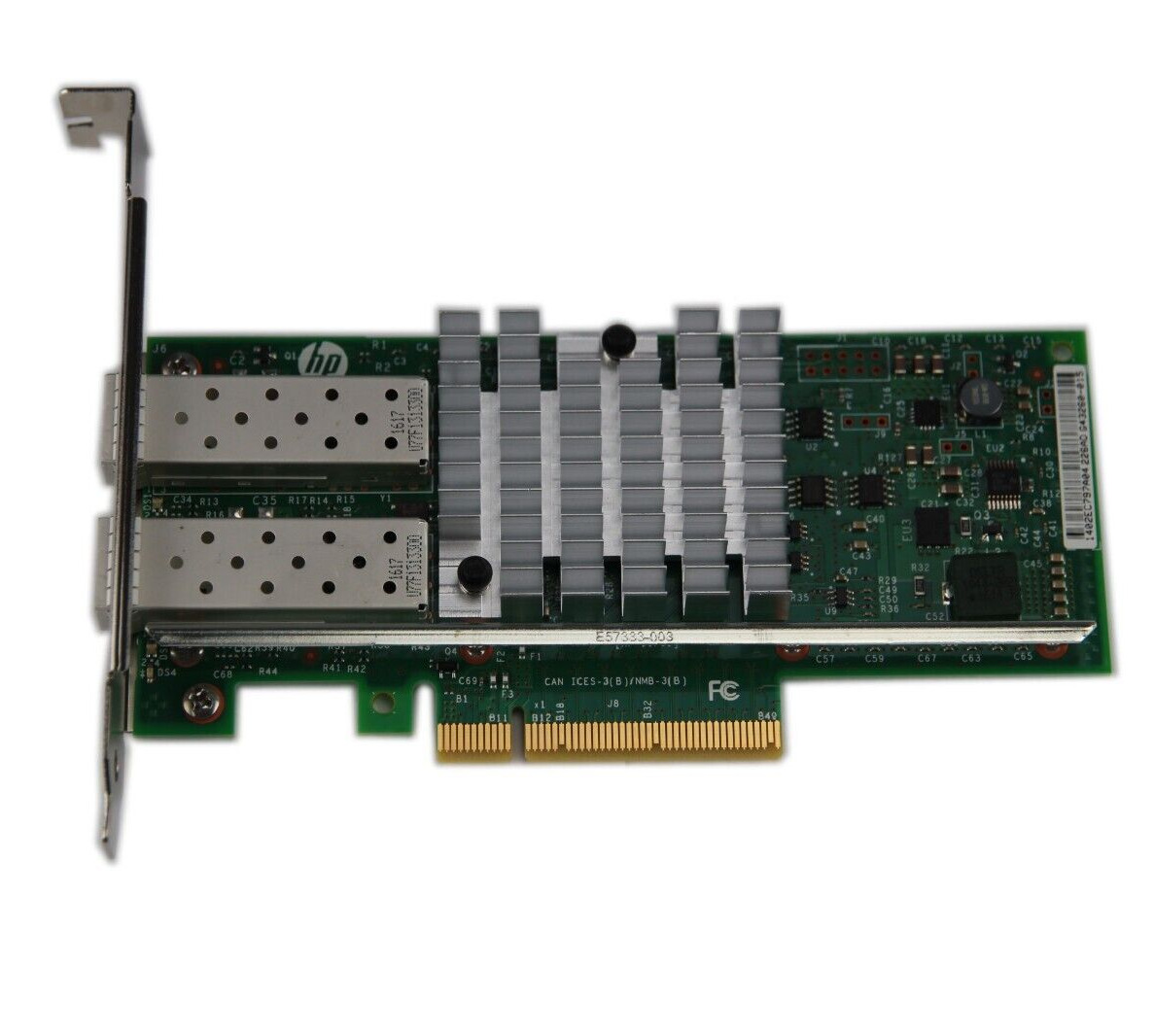 HP NC560SFP 560SFP+ 10GbE SFP+ Dual Port PCI-e NIC X520-DA2 669279-001