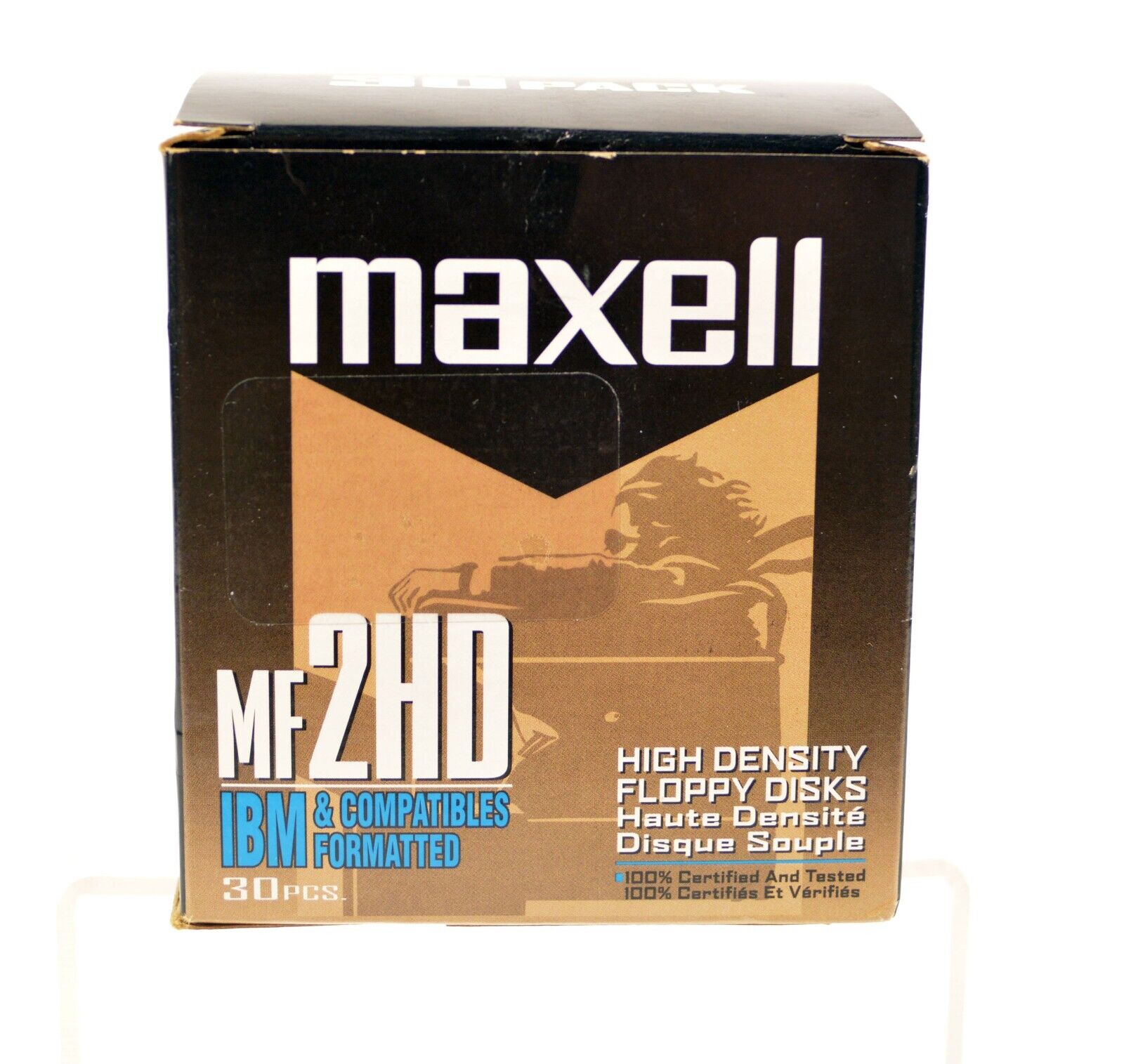 Maxell MD 2HD 3.5 High Density Formatted Floppy Disks - Pack of 30 New