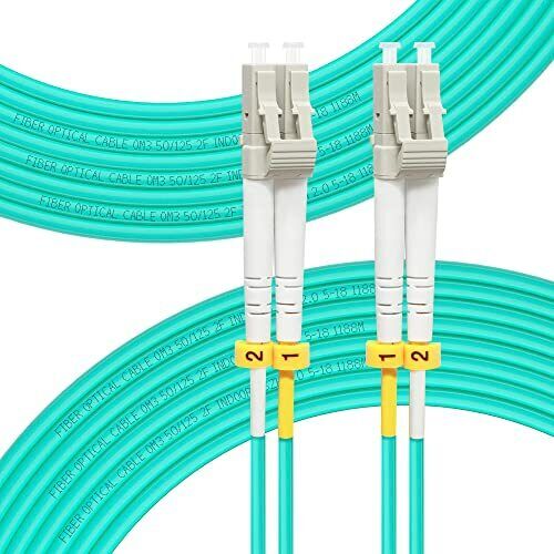 Lc To Lc Fiber Patch Cable Om3 30m 10gb Duplex Lclc 50/125um Multimode Fiber Opt