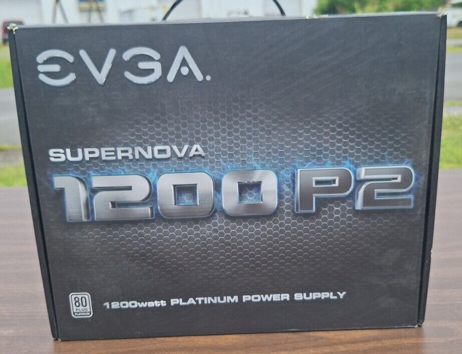 EVGA SuperNOVA 1200 P2 1200W 80 Plus Platinum Power Supply - Black