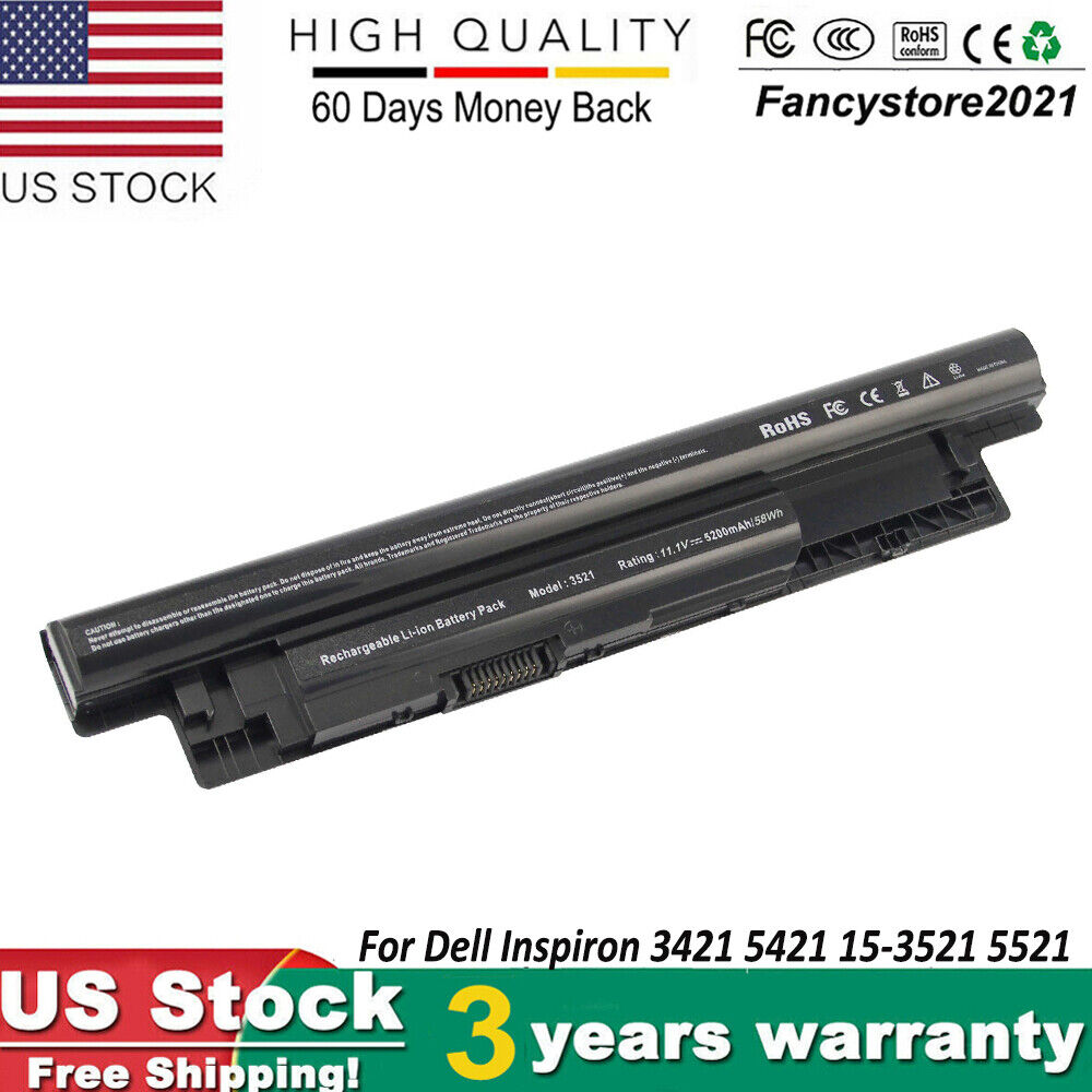 58WH Battery MR90Y For Dell Inspiron 3421 5421 15-3521 5521 3721 5721 XCMRD USA