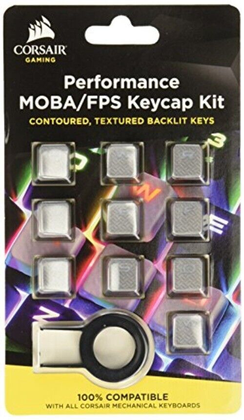 CORSAIR Gaming Performance FPS/MOBA Key Kit — Grey