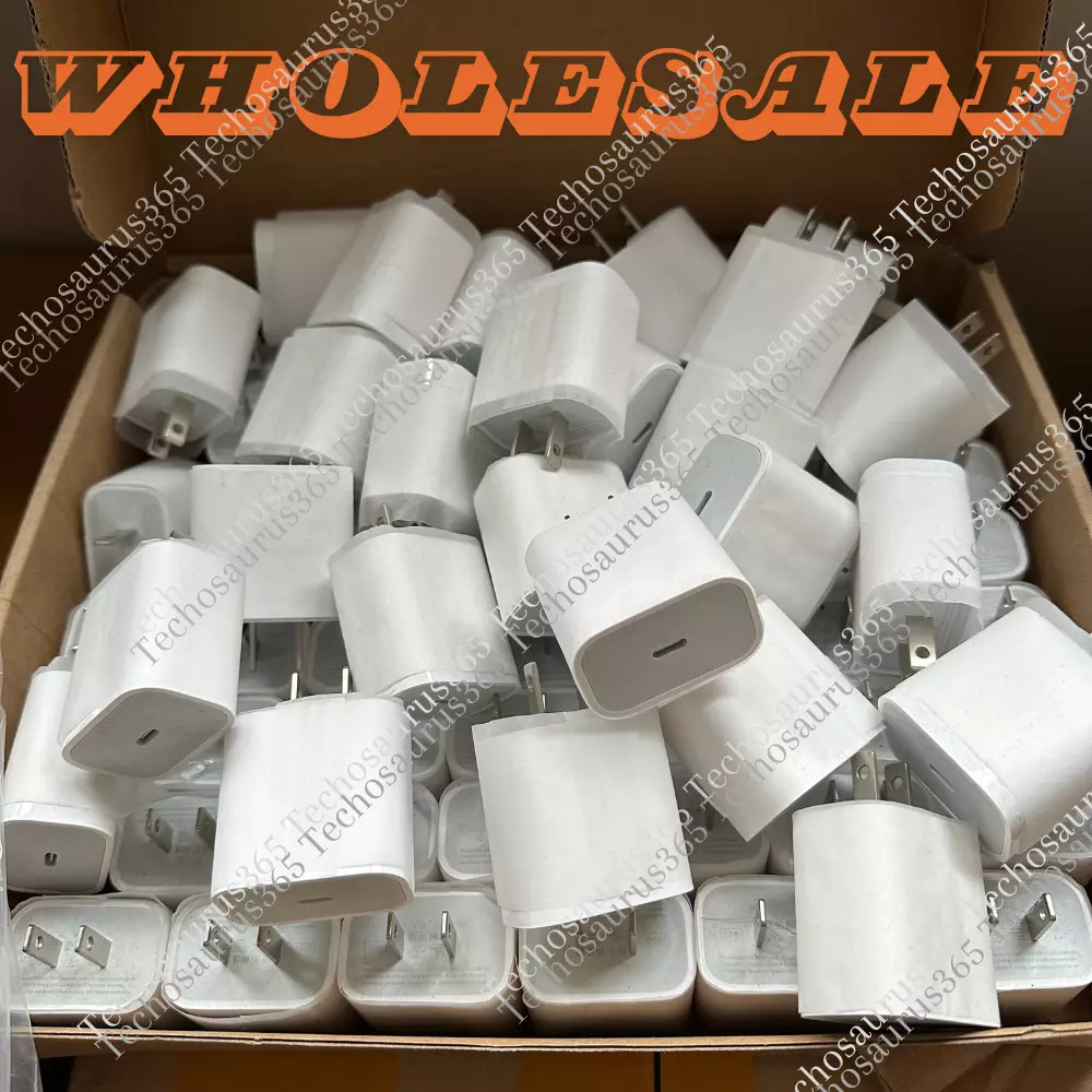 100X Lot 20W PD Fast Charger For iPhone 15/14/13/12/11 Pro/XR USB Type C Adapter
