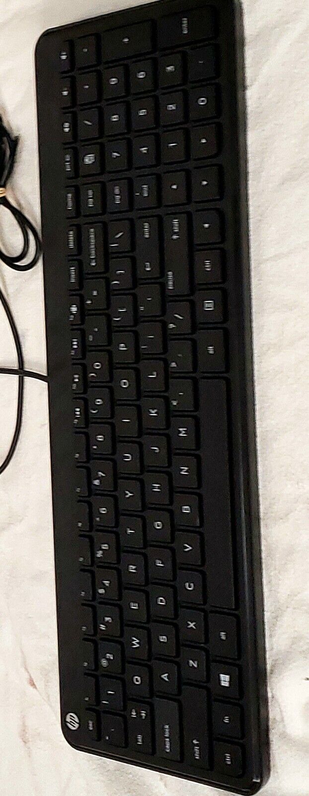 Genuine HP Slim Keyboard SK-2028 USB Wired Keyboard  Only