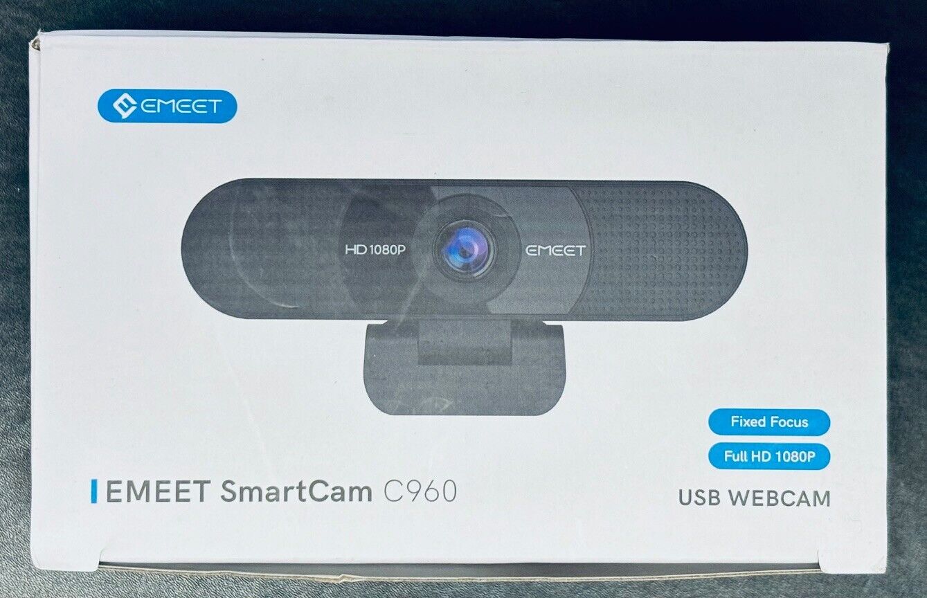 📷 Open Box eMeet C960 1080p Webcam - Black 📷