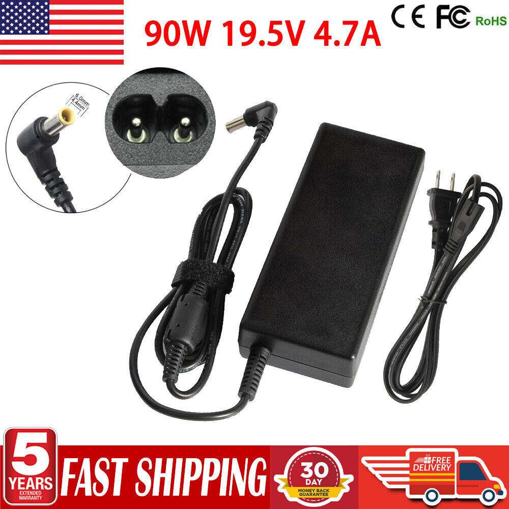 90W AC Adapter Charger for Sony VAIO PCG-71312L PCG-71316L PCG-7162L PCG-3G2L