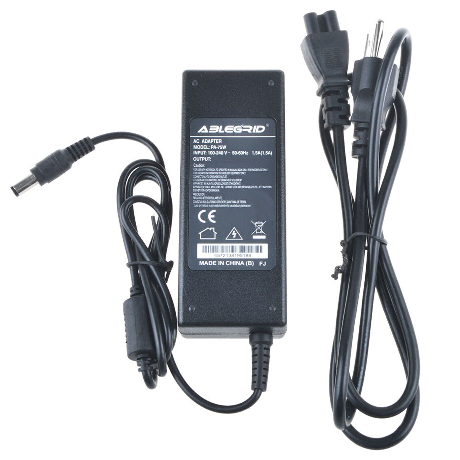 AC Adapter For Toshiba Portege 7200CTe 7220CTe 4000 4005 4010 Power Cord Charger