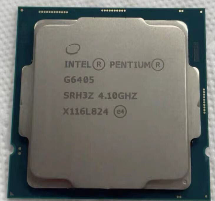 10th generation Intel Pentium Gold G6405 LGA 1200 dual-core 4.1GHz CPU processor