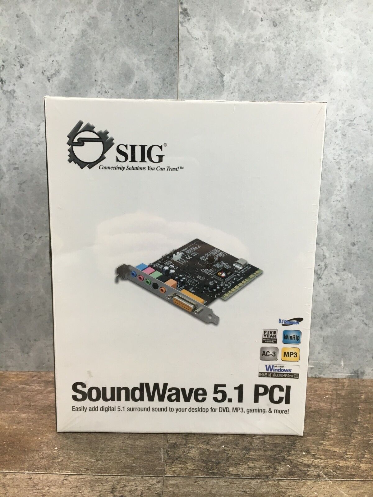SIIG SoundWave 5.1 PCI-LP LP-000022-S2 Sound Card low-profile *Brand New*