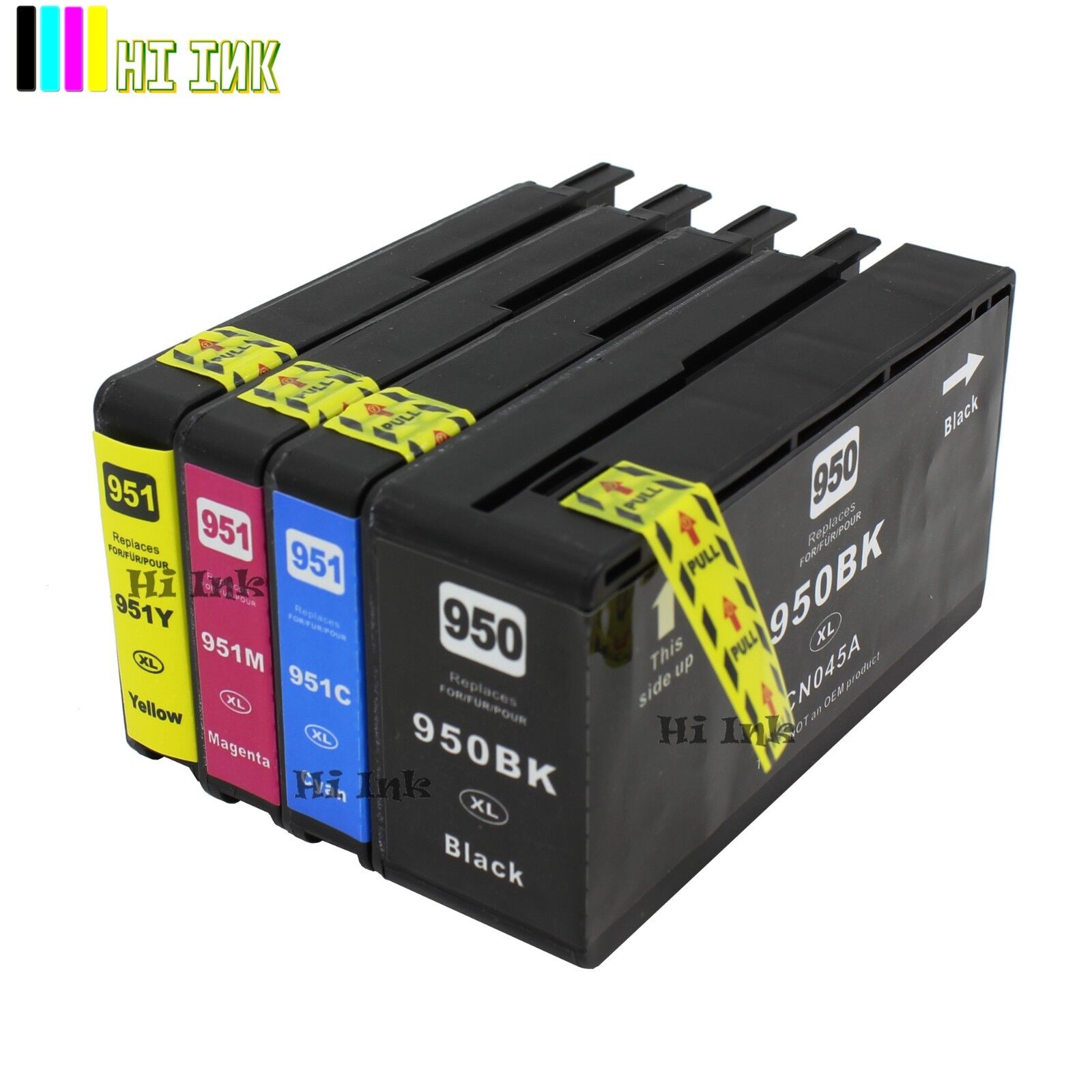 4PK Replacement ink for HP 950XL 951 XL OfficeJet Pro 8100 8600 8610 8620 8630