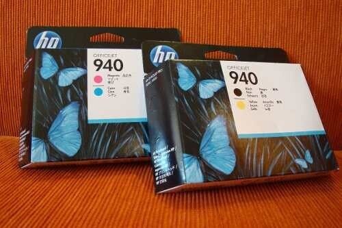 Set New HP Genuine 940 Printhead Set C4900A & C4901A 8000 8500 2012