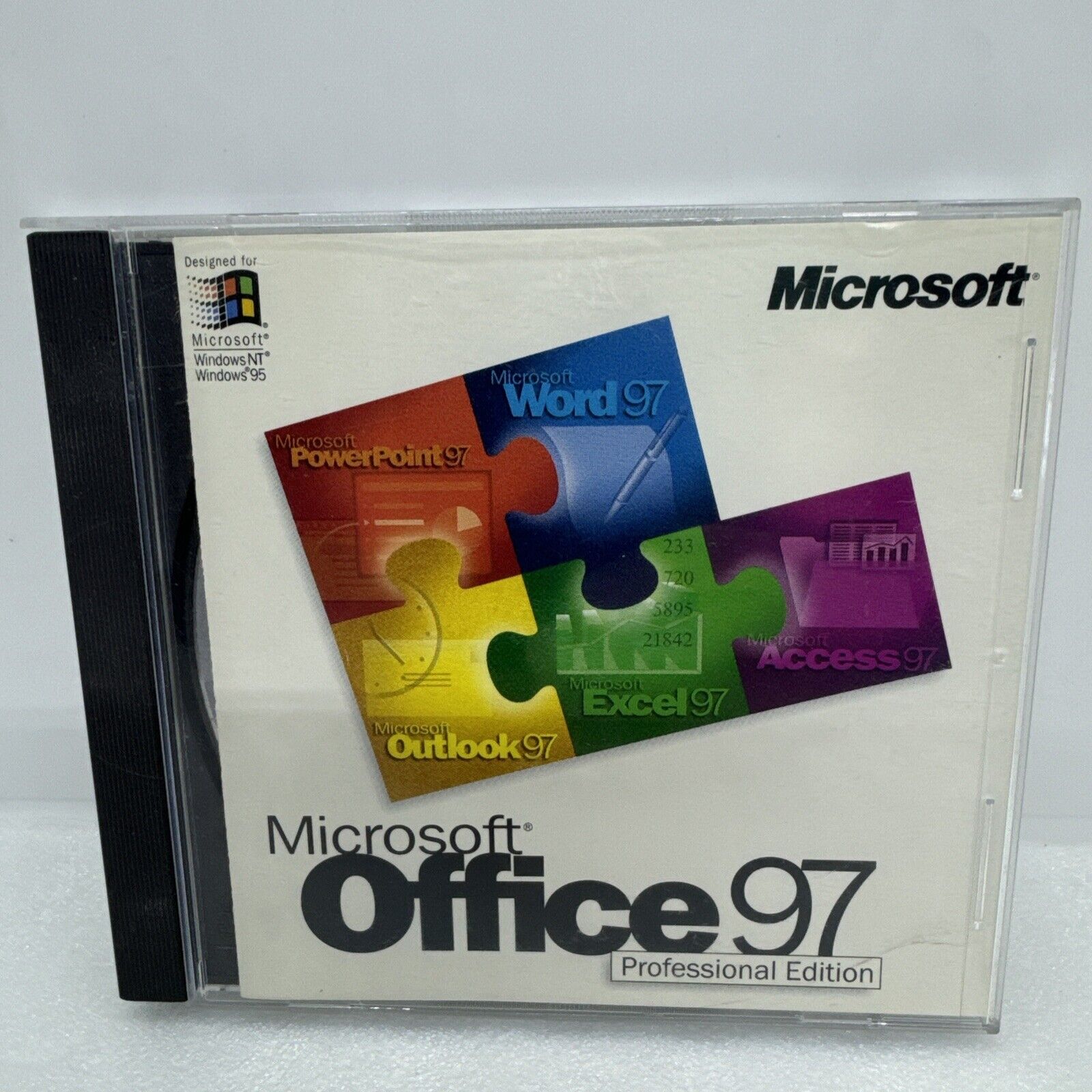 Microsoft Office 97 Professional Edition CD w/ Product Key