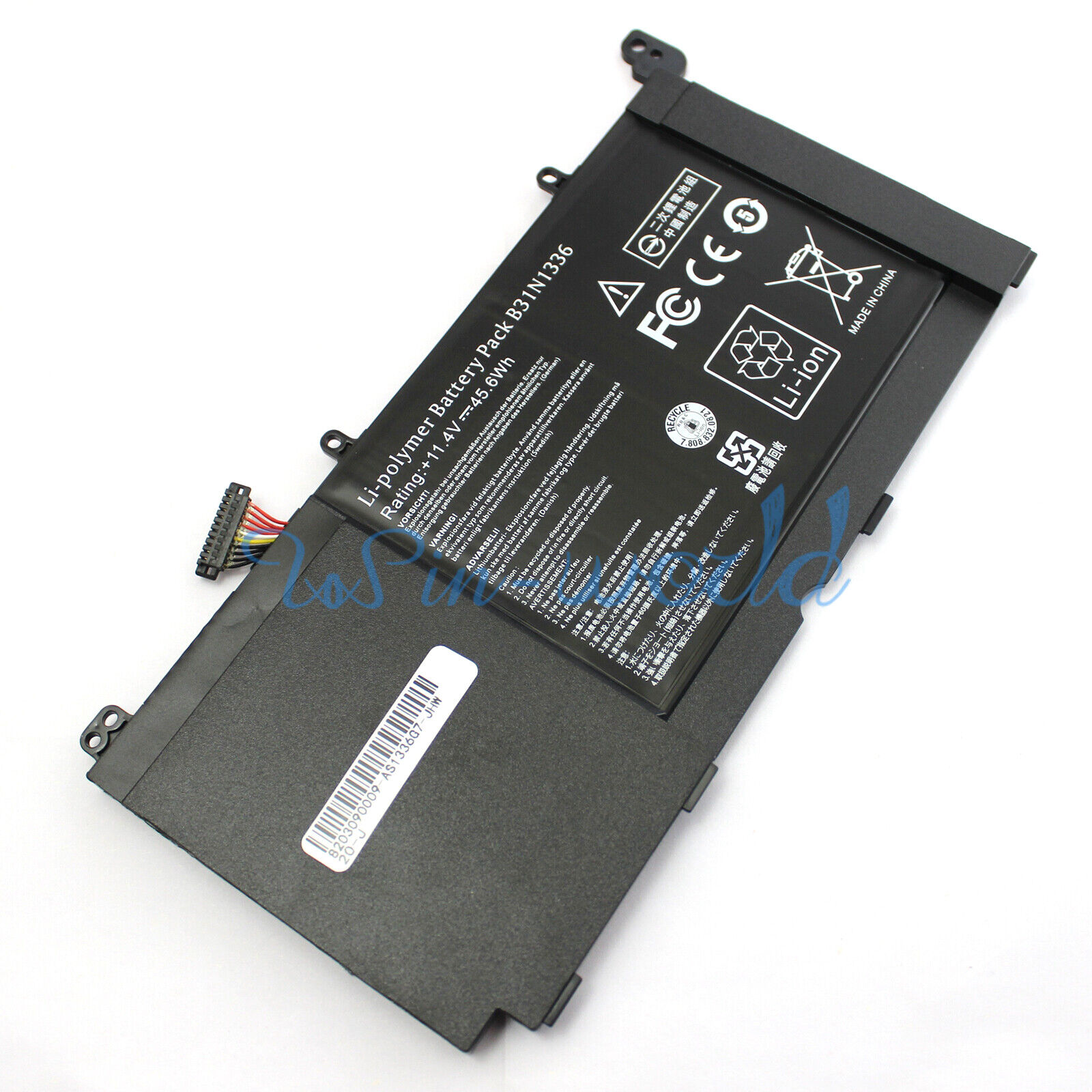 New C31-S551 B31N1336 Battery for Asus Vivobook S551 S551L S551LA V551L K551L