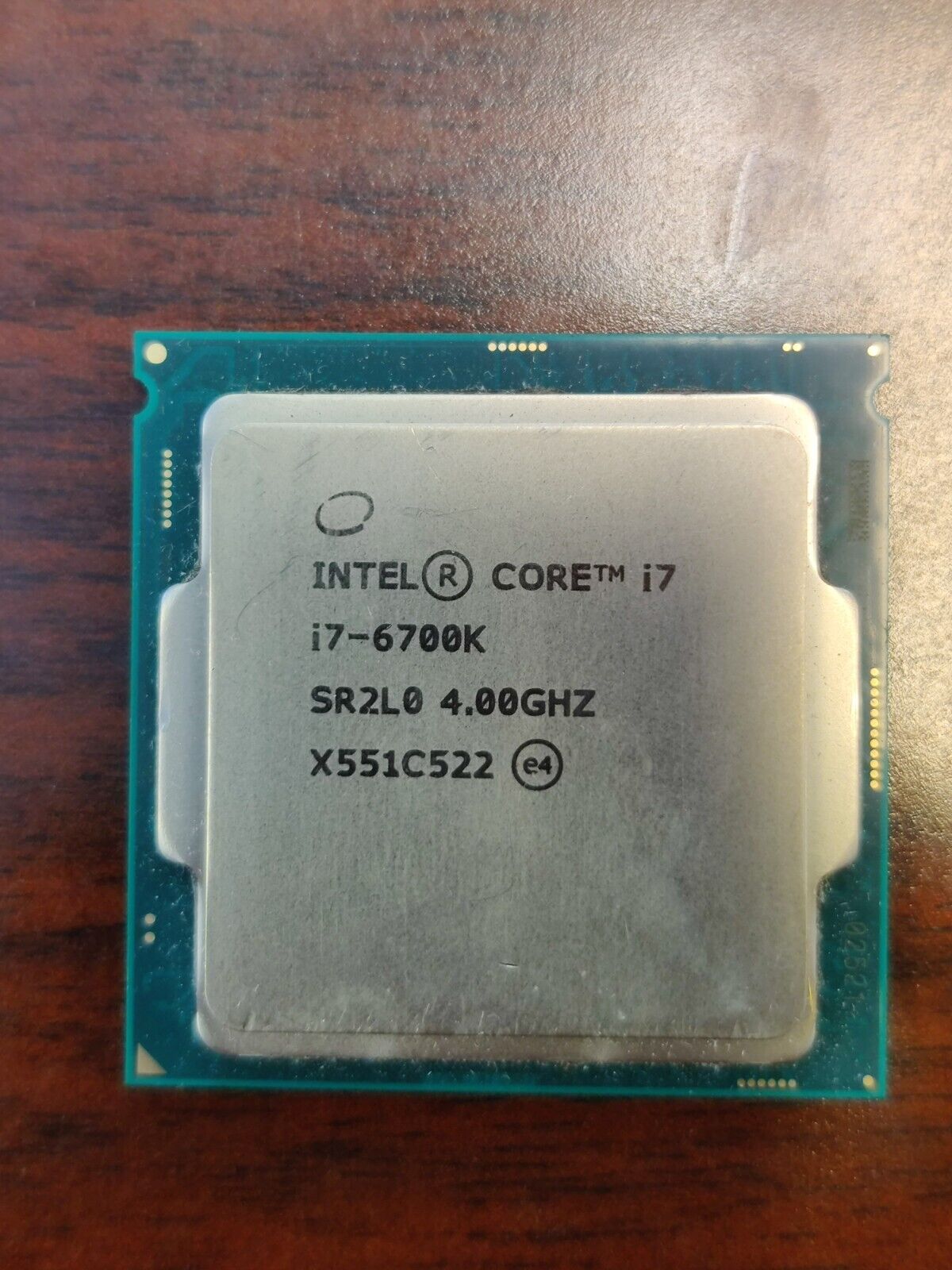 Intel Core i7-6700K 4.0GHz SR2L0 Desktop Processor Socket 1151 CPU