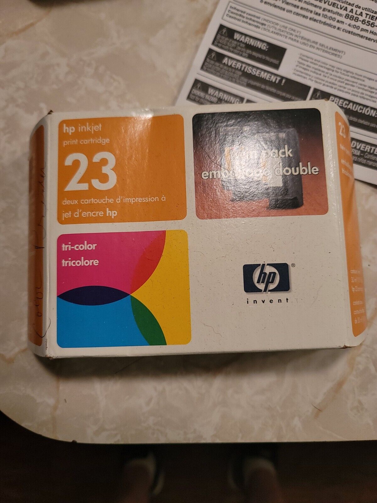 HP 23 C1823T Tri-color Twin Pack Ink