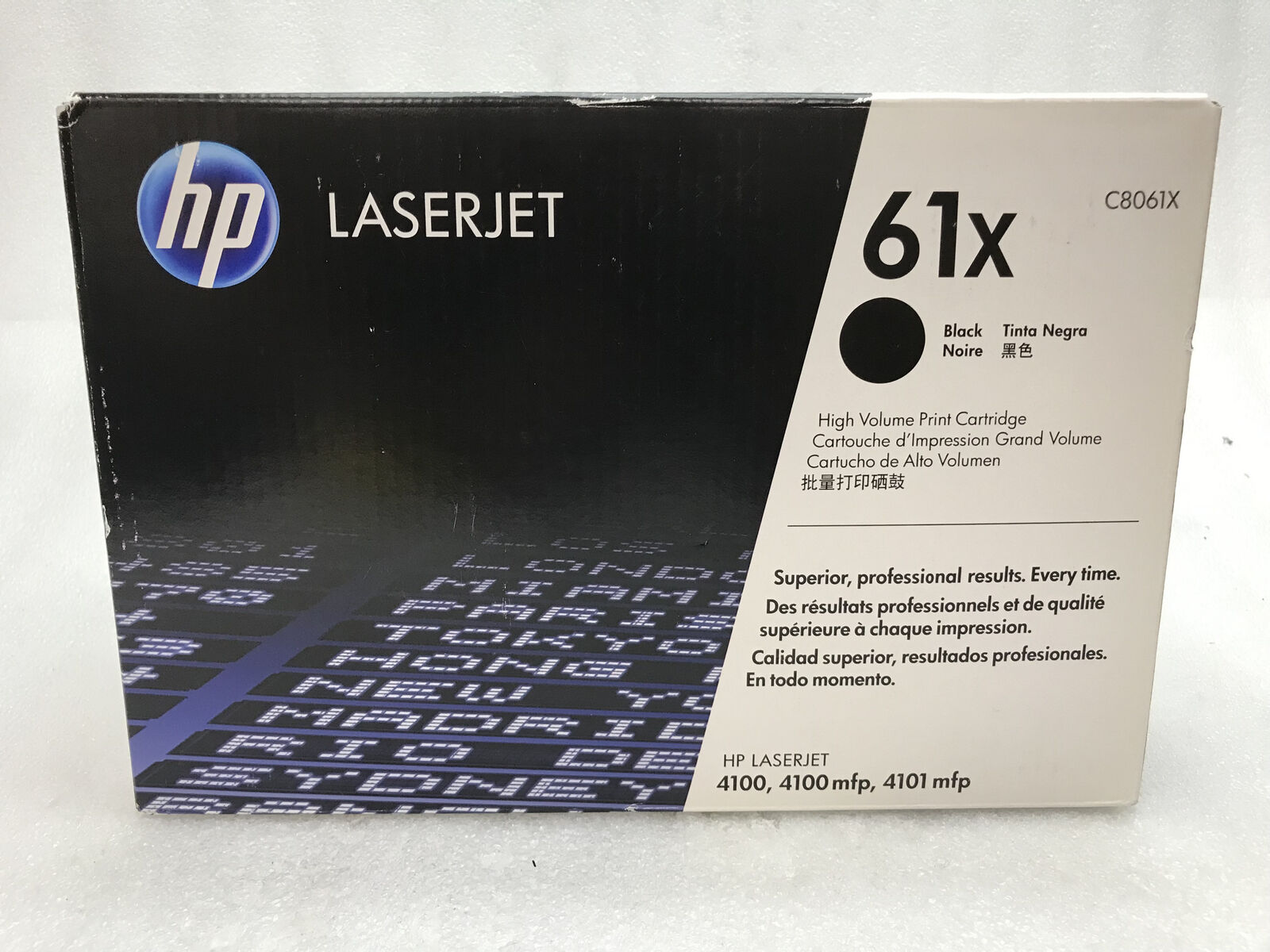 Genuine OEM Sealed HP LASERJET 61X (C8061X) High Volume Black Toner Cartridge