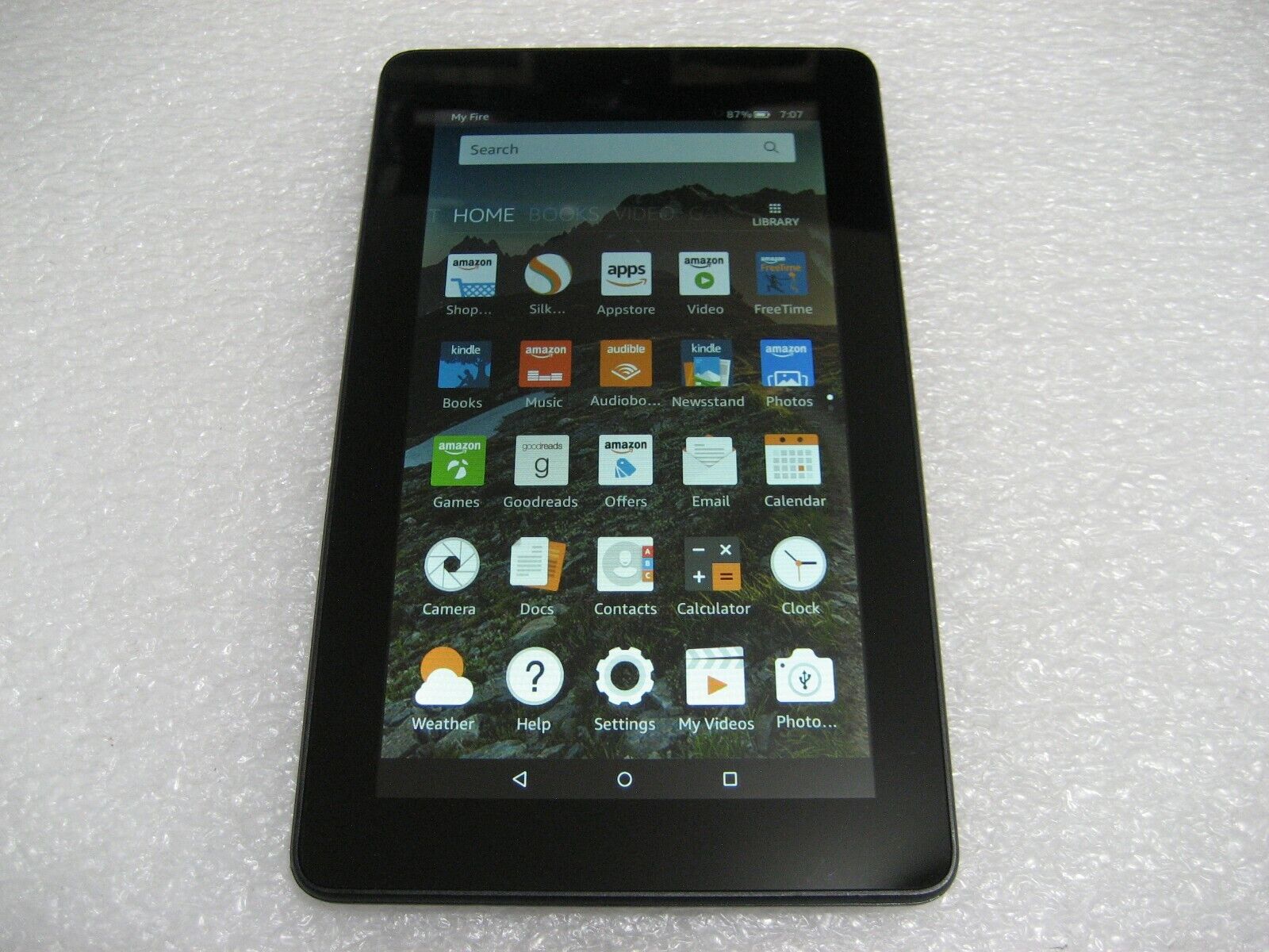 Amazon Fire 7 (5th Generation), 8GB, Wi-Fi, SV98LN Tablet - 