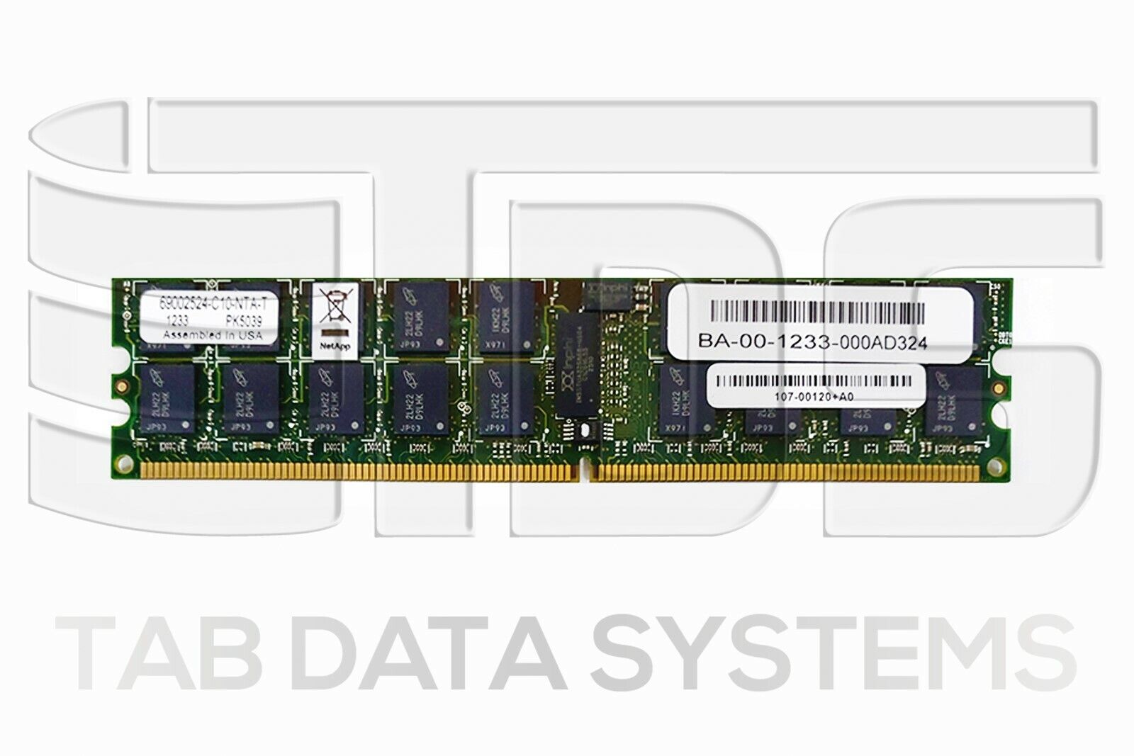NetApp X3250-R6 4GB RAM DIMM Memory for FAS3250 107-00120