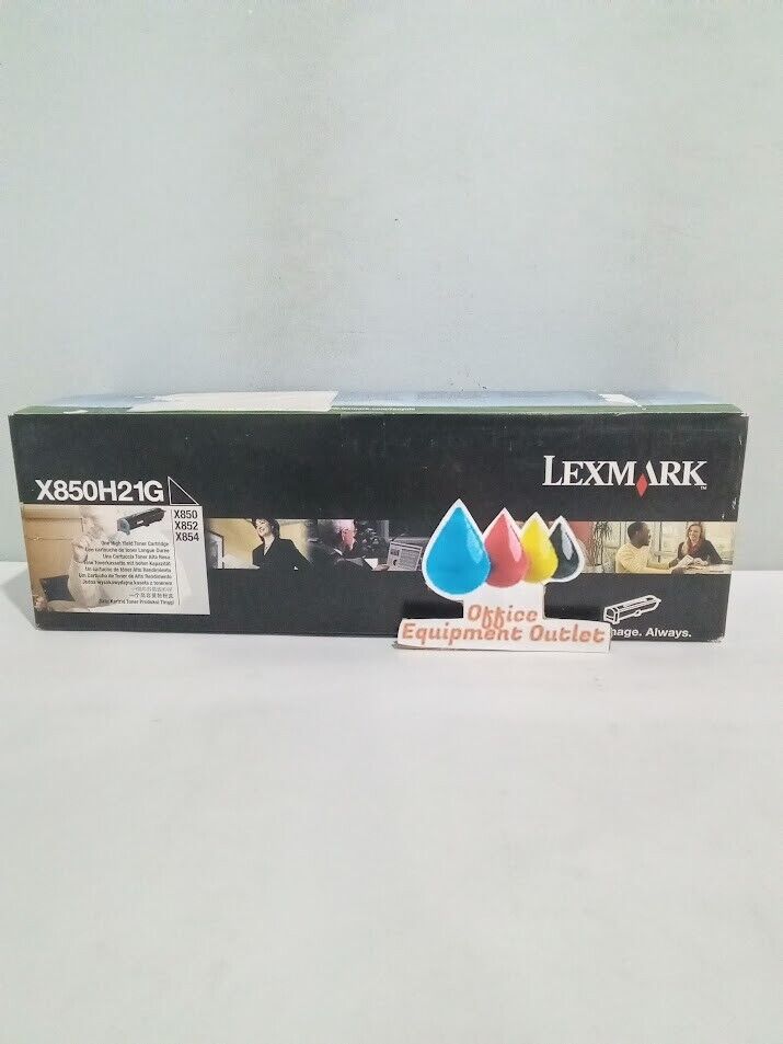Lexmark X850H21G Black Toner Cartridge 30K Page Yield Lexmark X850e
