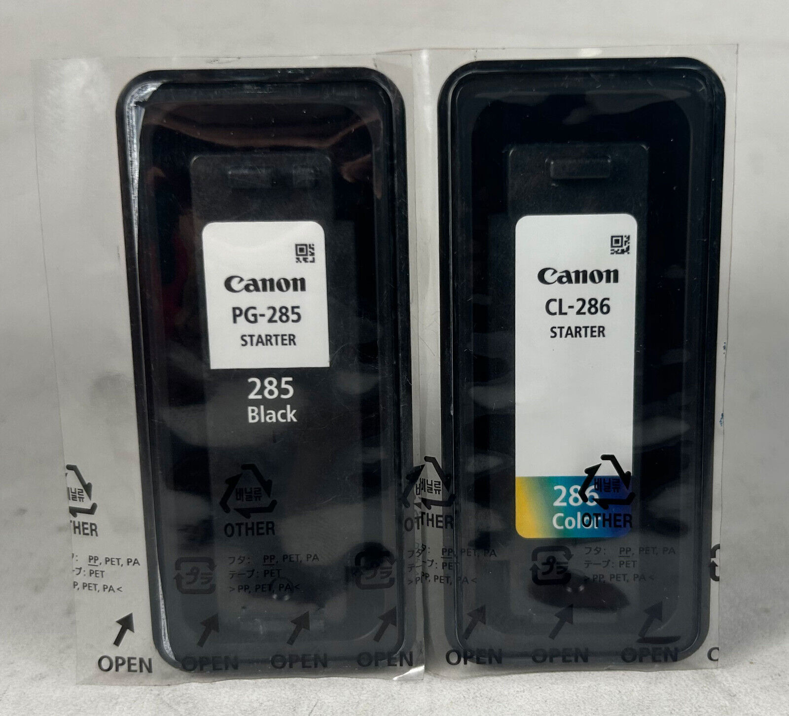 2 Pack GENUINE Canon PG-285 CL-286 STARTER Ink for PIXMA TR7820 TS7720