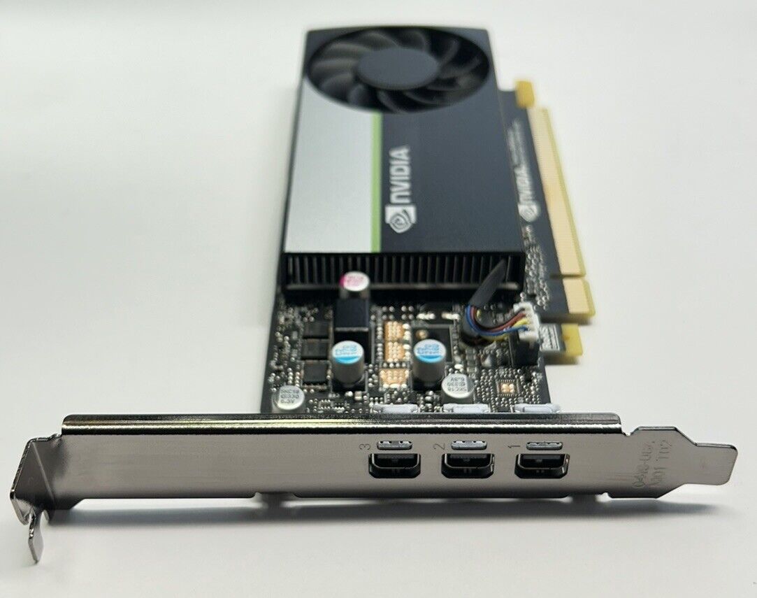 NVIDIA T400 4GB GDDR6 Graphics Card  3 × Mini DP 30W PCIe 3.0 x 16