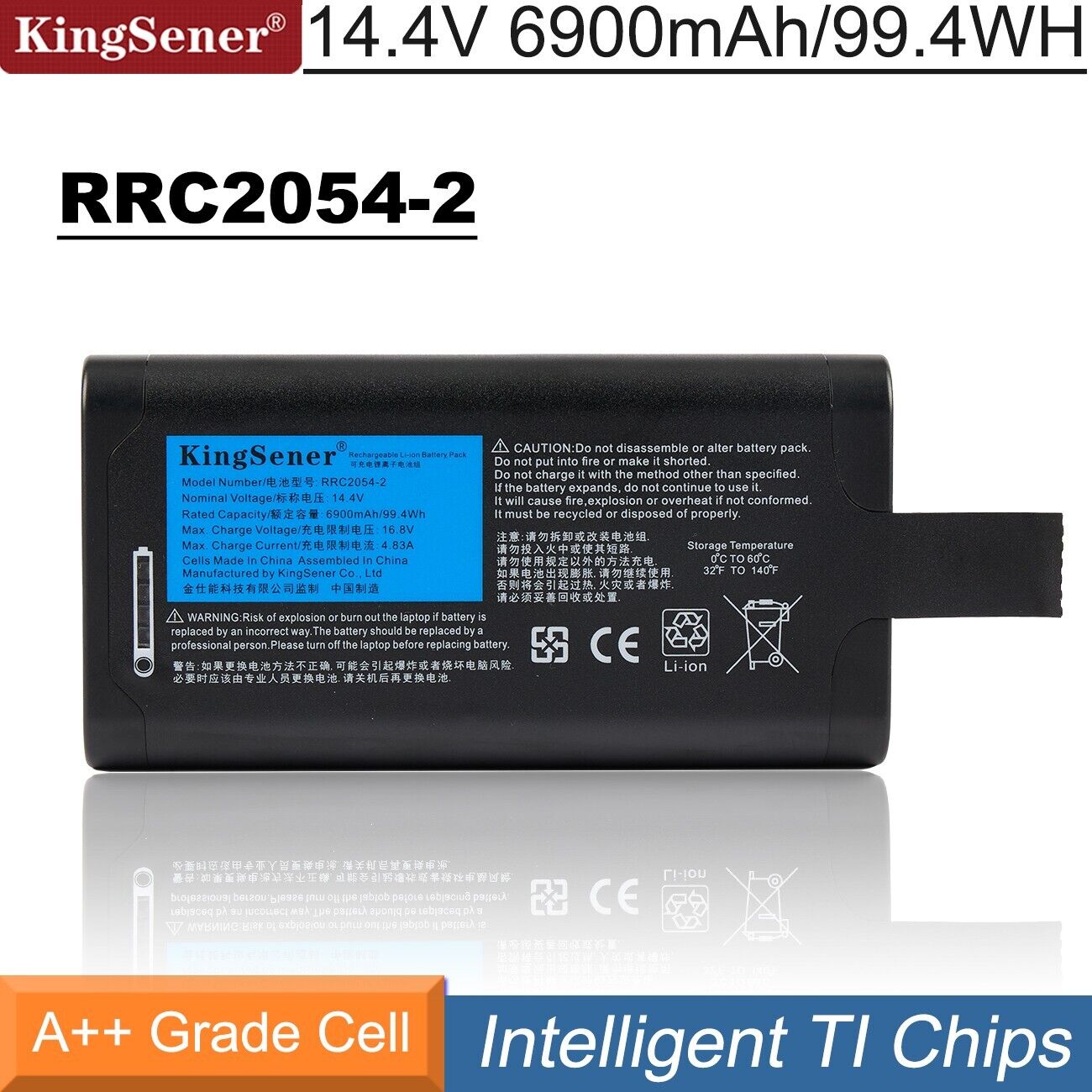 RRC2054-2 Smart Battery For RRC Power Solutions Rechargeable Standar 99.4WH