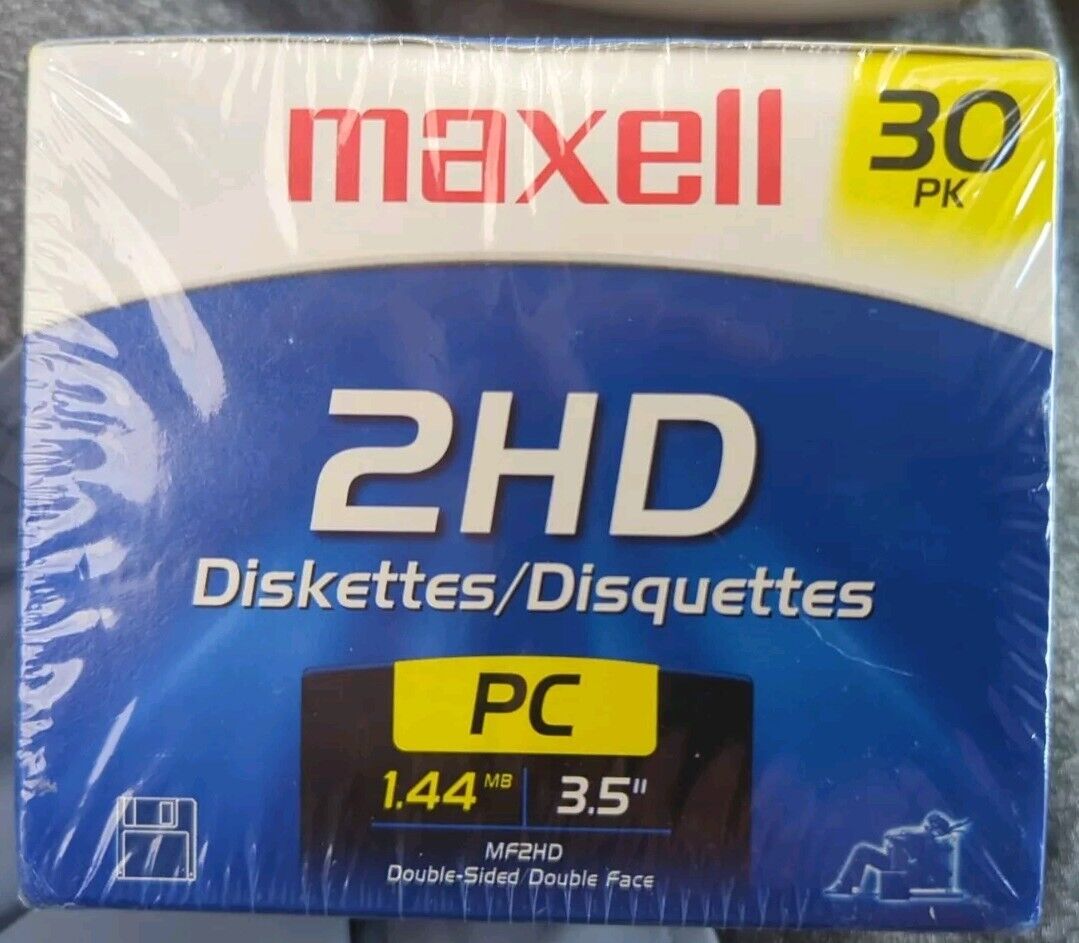 NEW Sealed MAXELL Floppy Diskettes 3.5