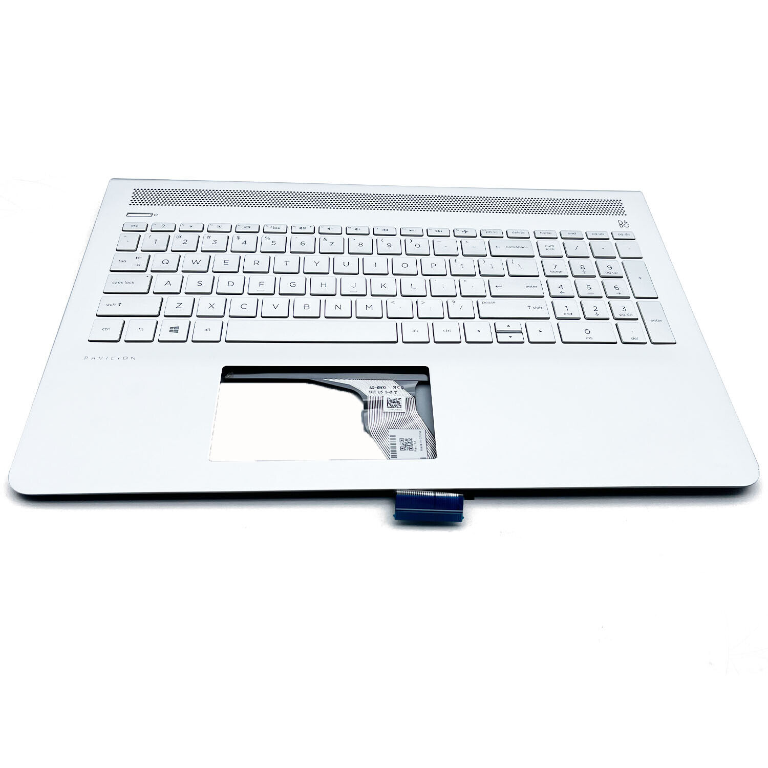 New Silver Palmrest w/ Backlit Keyboard 929865-001 For HP Pavilion 15-CC 15T-CC