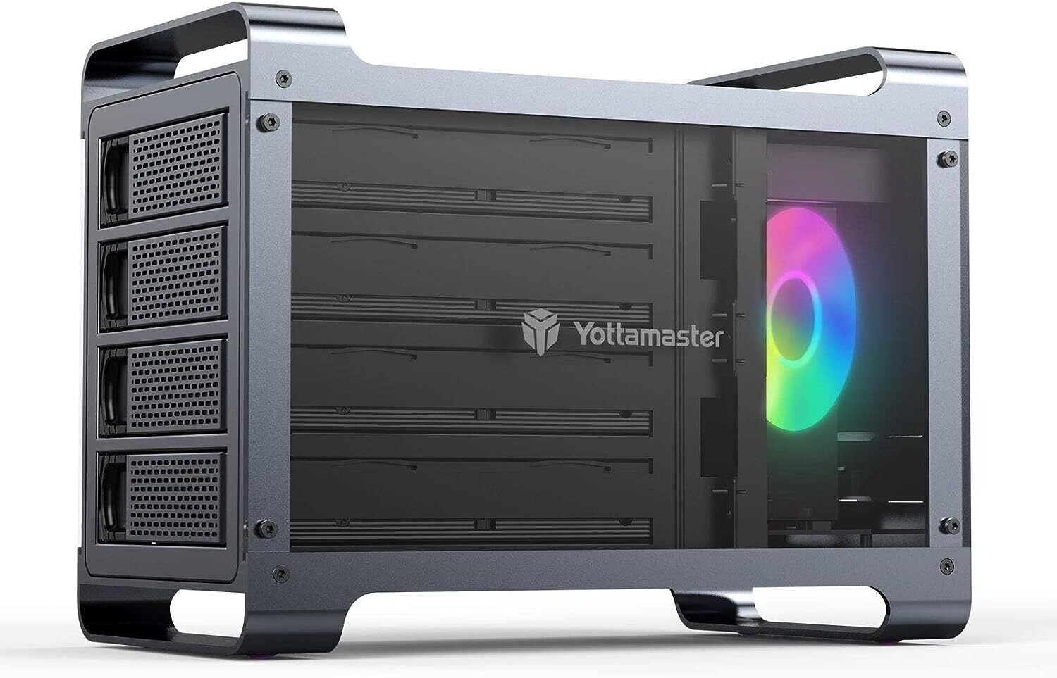 Yottamaster 5Bay RGB Hard Drive Enclosure Type B For 2.5