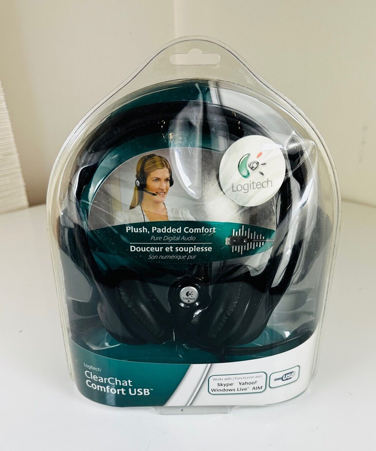 Logitech Clear Chat Comfort USB Headset Factory Sealed Package. BRAND  NEW
