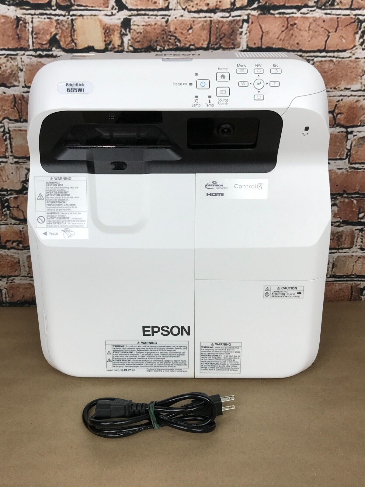 Epson BrightLink 685Wi WXGA Ultra Short-Throw Interactive With 391 Hours