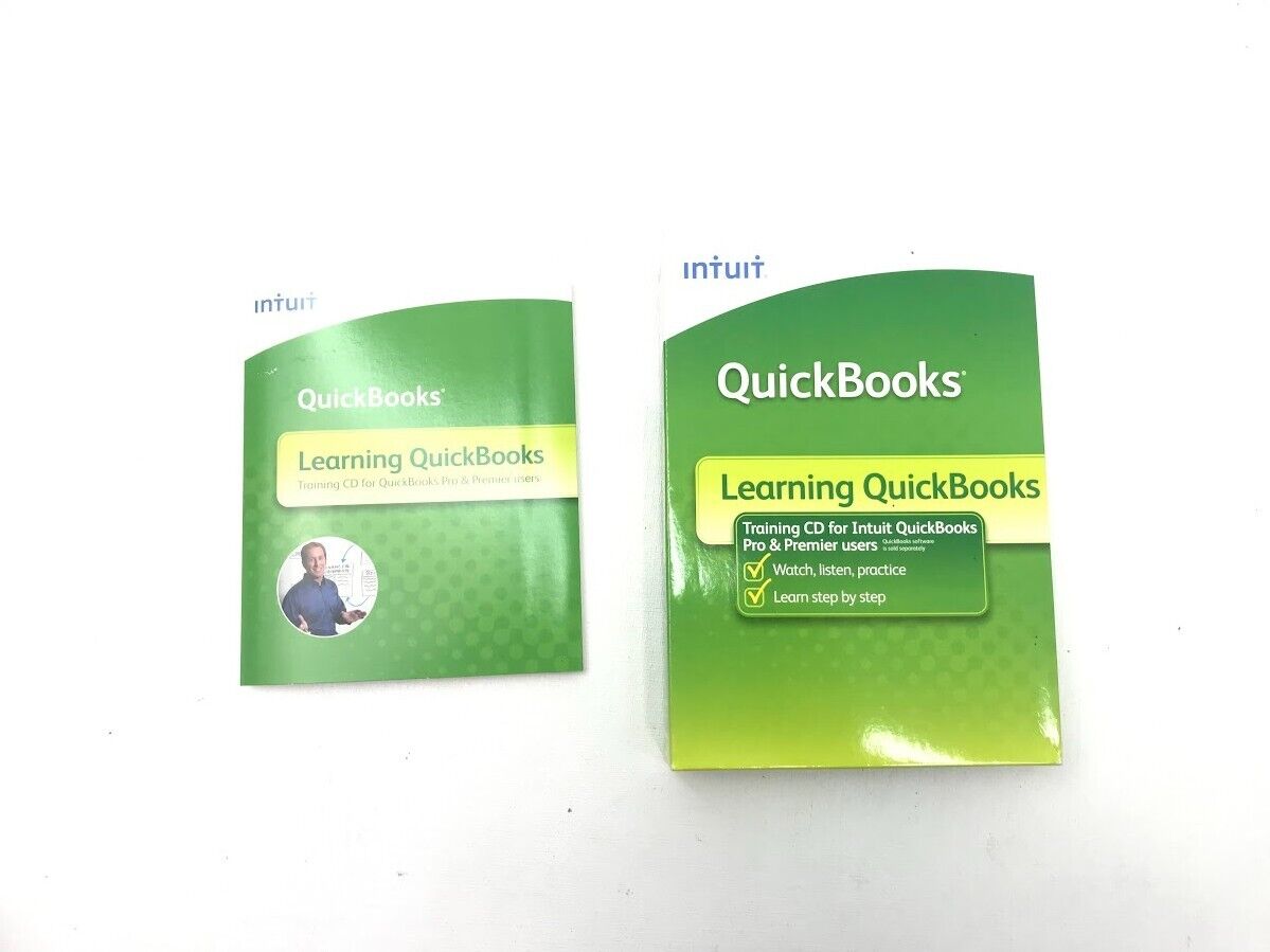 Intuit Learning QuickBooks Training CD 2009