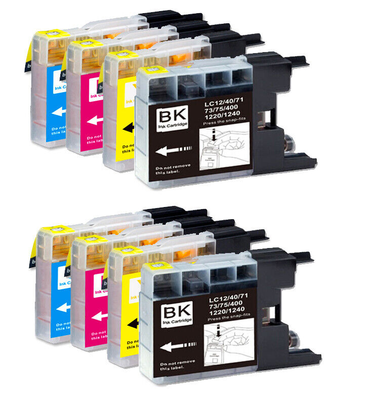 8PK Quality Ink Combo Set fits Brother LC75 LC71 MFC-J280W MFC-J425W MFC-J430w