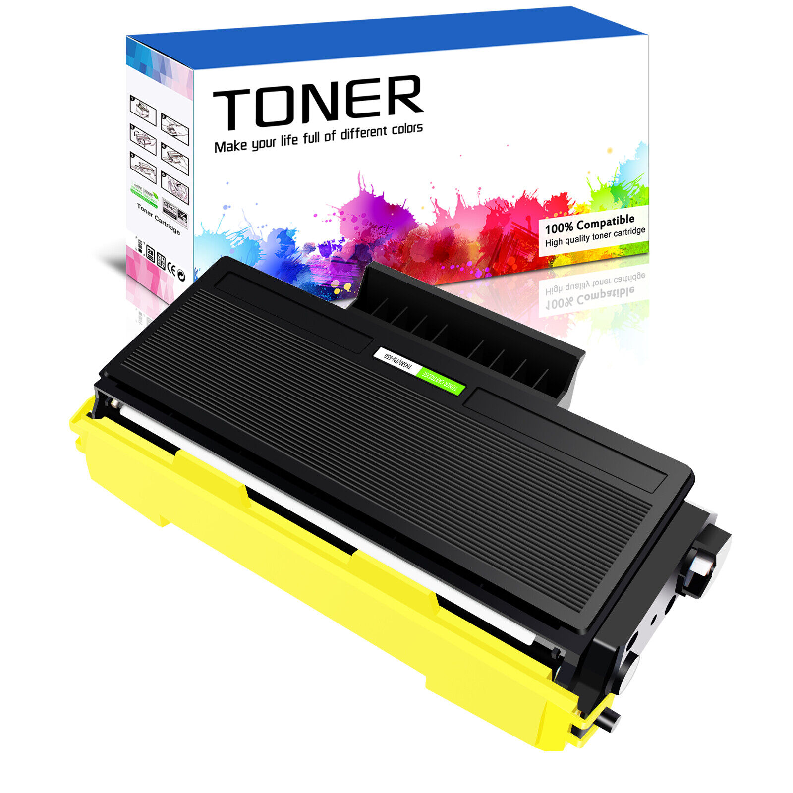 1PK TN580 Toner Cartridge For Brother MFC-8670DN MFC-8860DN MFC-8660DN