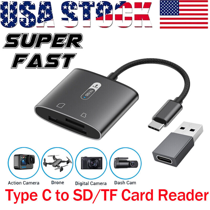 USB3.0 SD Card Reader for PC Micro SD Card to USB Adapter for Camera MemoryC lot