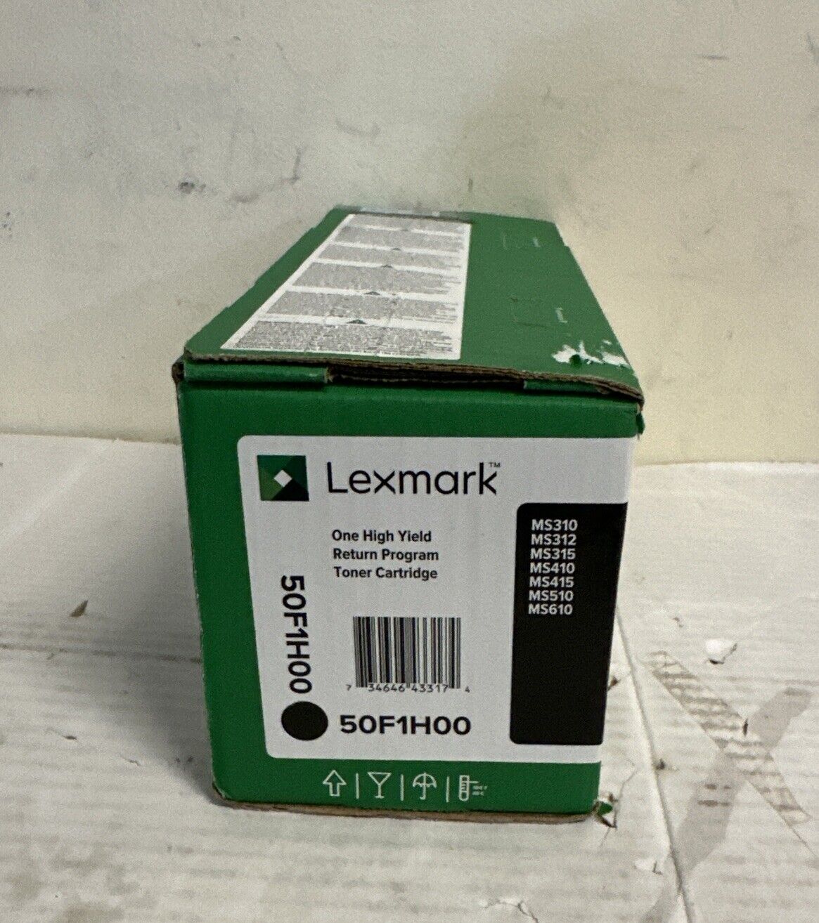 Genuine Lexmark 50F1H00 501H Black Cartridge Toner MS310/410/510/610