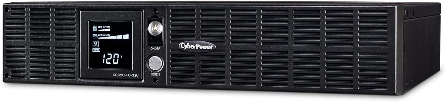 CyberPower OR2200PFCRT2U PFC Sinewave UPS System, 2000VA/1540W, 8 Outlets