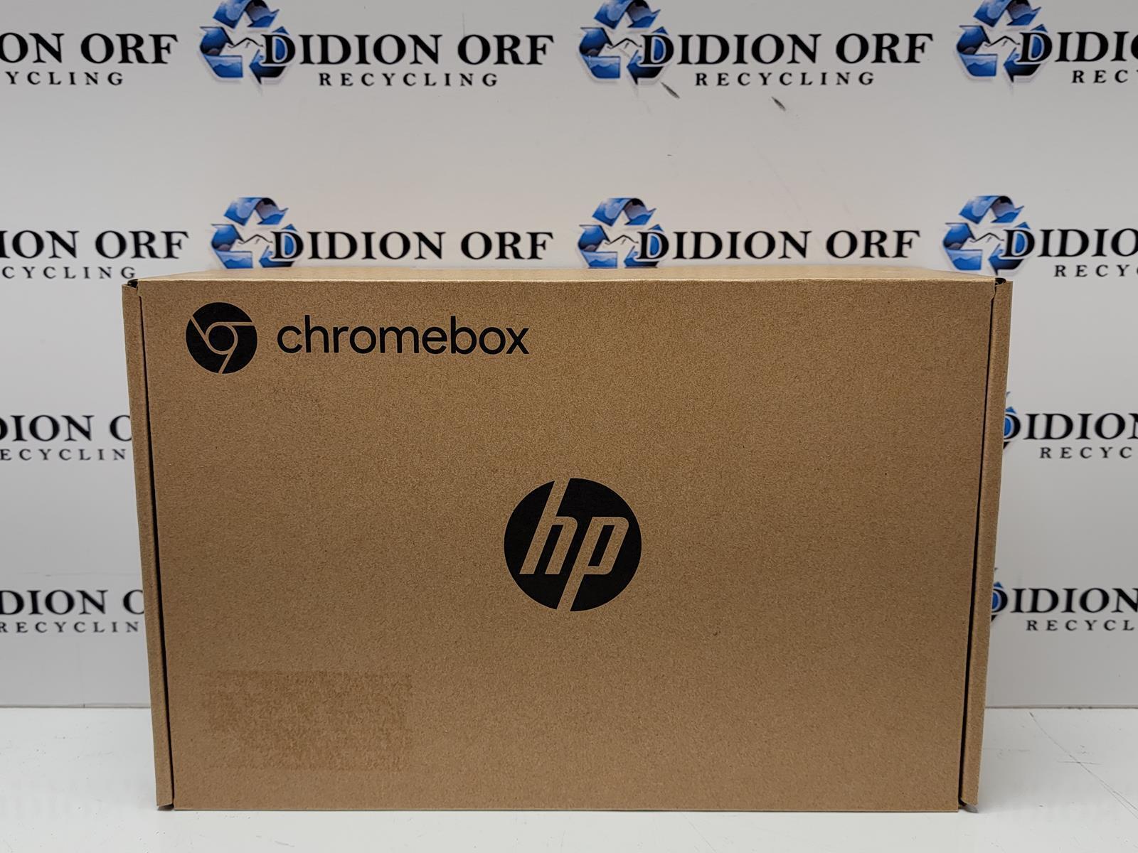 NEW HP CHROMEBOX G3 Intel Celeron 5205U 4 GB RAM 32GB eMMC  Chrome OS  SKU 6534