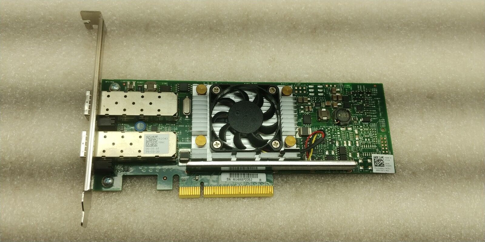 N20KJ DELL Broadcom 57810 10GB DUAL PORT PCIE NETWORK CARD 0N20KJ 