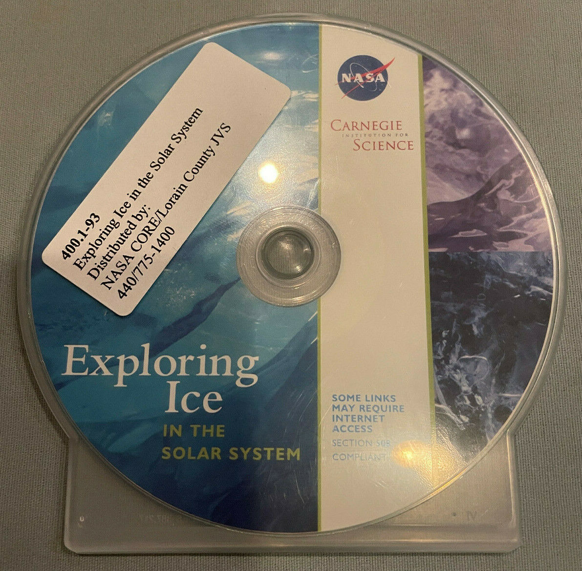 Exploring Ice in the Solar System - NASA/Carnegie Science Institution EPO PC CD