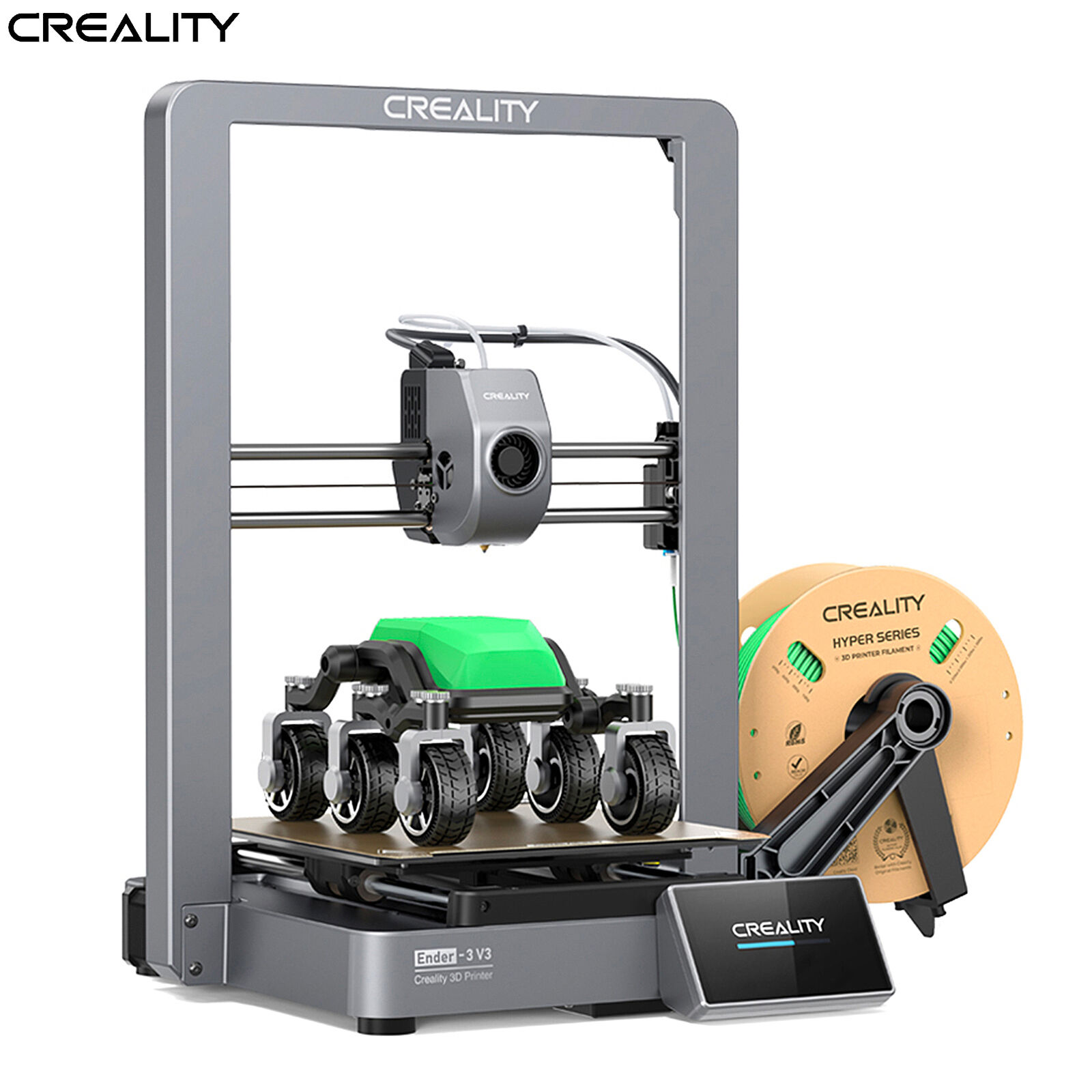 Creality Ender-3 V3 3D Printer 600mm/s CoreXZ Motion System w Auto-Leveling C1T8