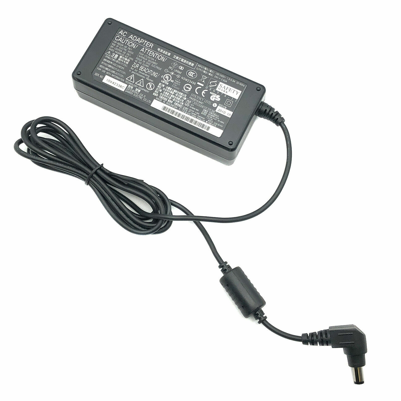 OEM Fujitsu AC Adapter 24V Laptop Charger PA03010-6441 PA03010-6301 w/o P.Cord