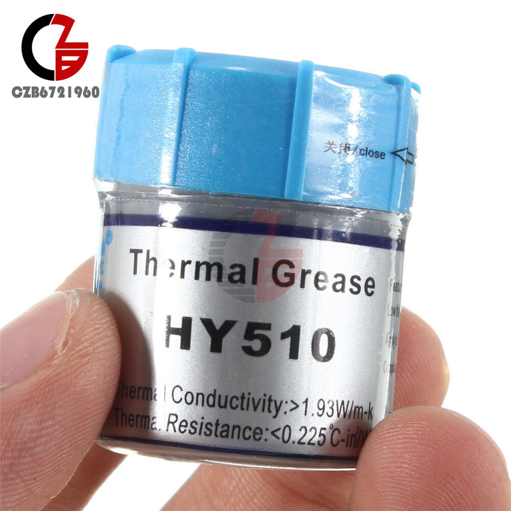 10pcs 20g Grey HY510 Thermal Conductive Grease Paste GPU CPU LED Chipset Cooling