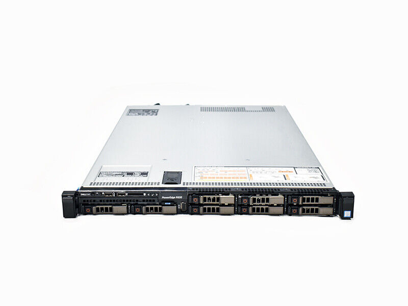 Dell PowerEdge R630 8SFF 2.6Ghz 20-Core 128GB Mem 4x1G RJ-45 NIC 2x750W PSU