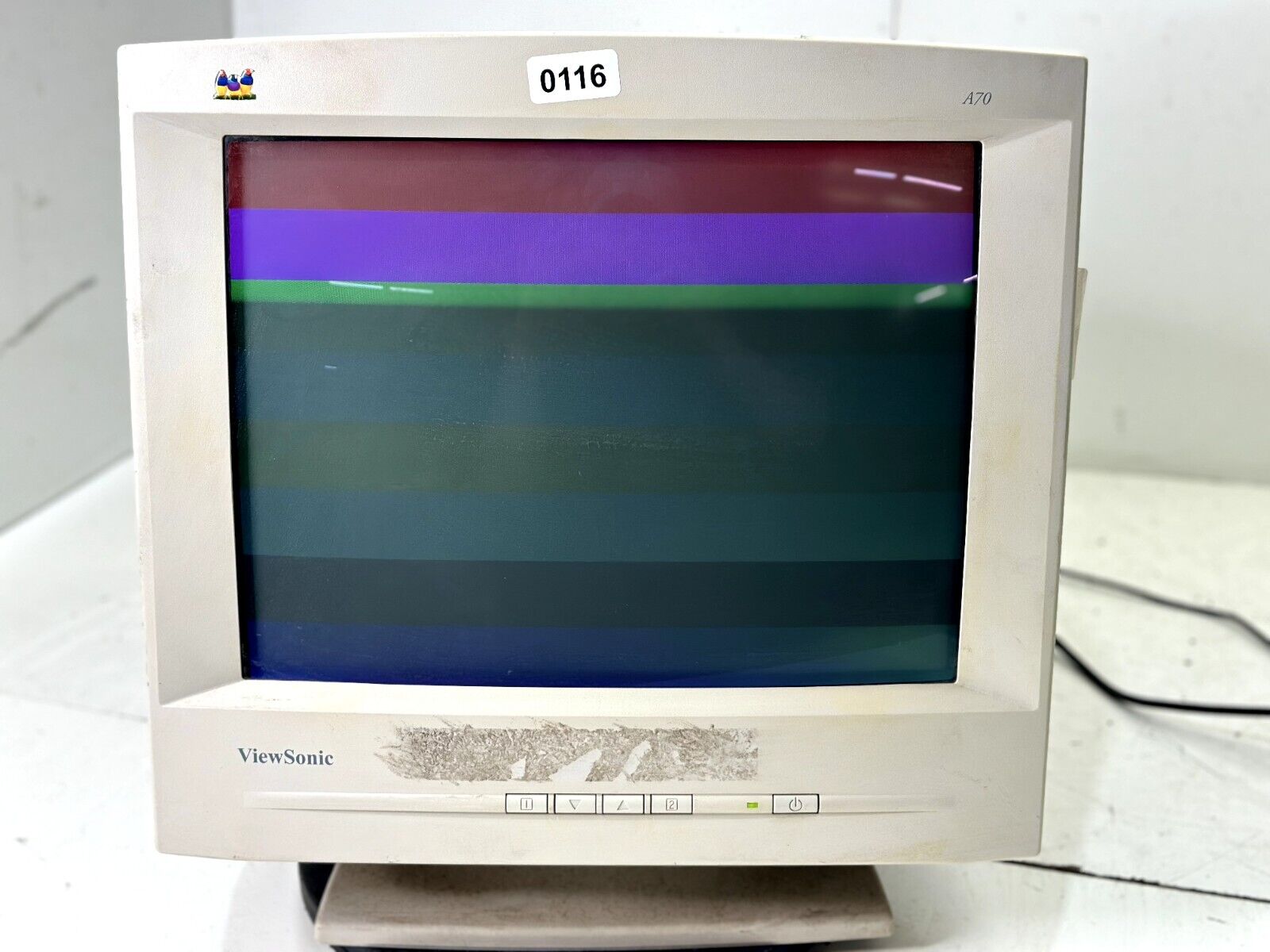 Viewsonic A70 17” SVGA CRT Computer Monitor VCDTS21543-3R 1280x1024