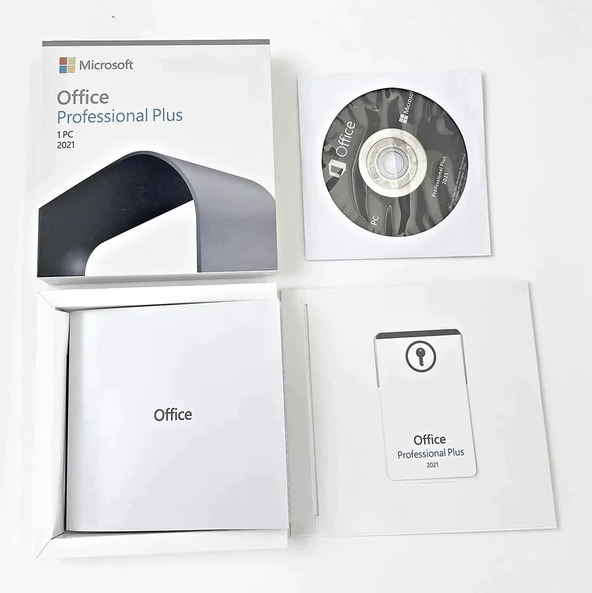 Microsoft Office 2021 Pro Plus - 1PC Lifetime for windows Package DVD