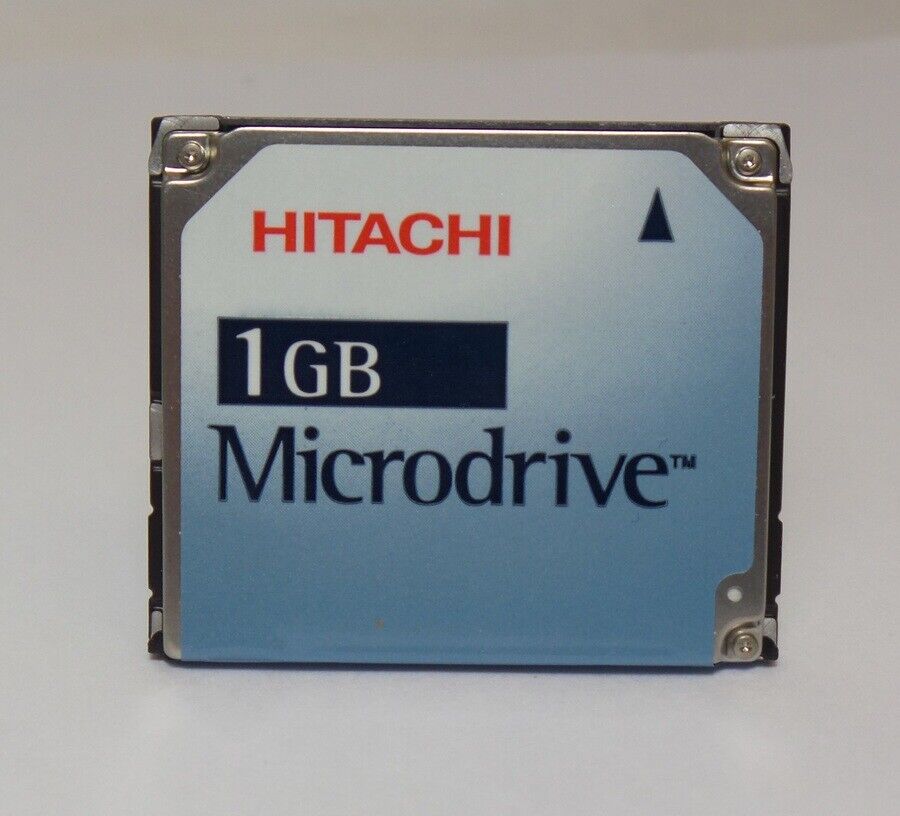 IBM by Hitachi 1 GB Microdrive CompactFlash with PC Card Adapter (07N5574)