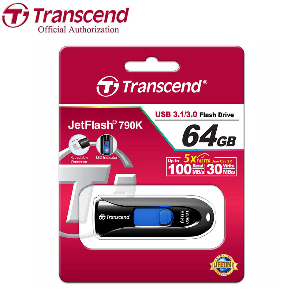 Transcend JF790K UDisk 8G 16GB 32GB 64GB USB3.0 Flash Drive Storage Memory Stick