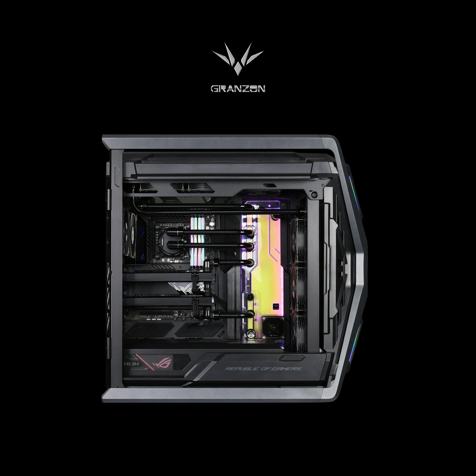 Granzon Acrylic Distro Plate Kit For ASUS ROG Hyperion GR701 Computer Case